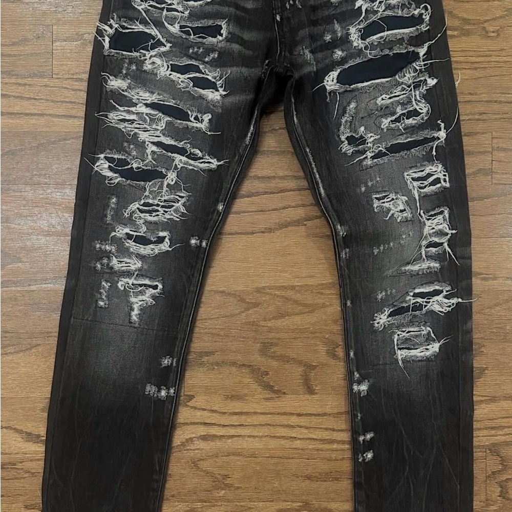 PRPS Demon Heavily Distressed Denim
Jeans